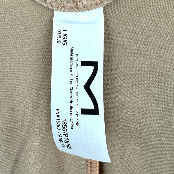 Maidenform Beige Sweet Nothings Shaping Compression Modern Bodysuit Large - Picture 3 of 6